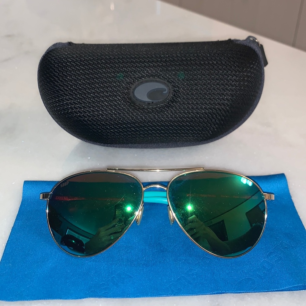 Costa Piper Gold Frame Green 580p Lens